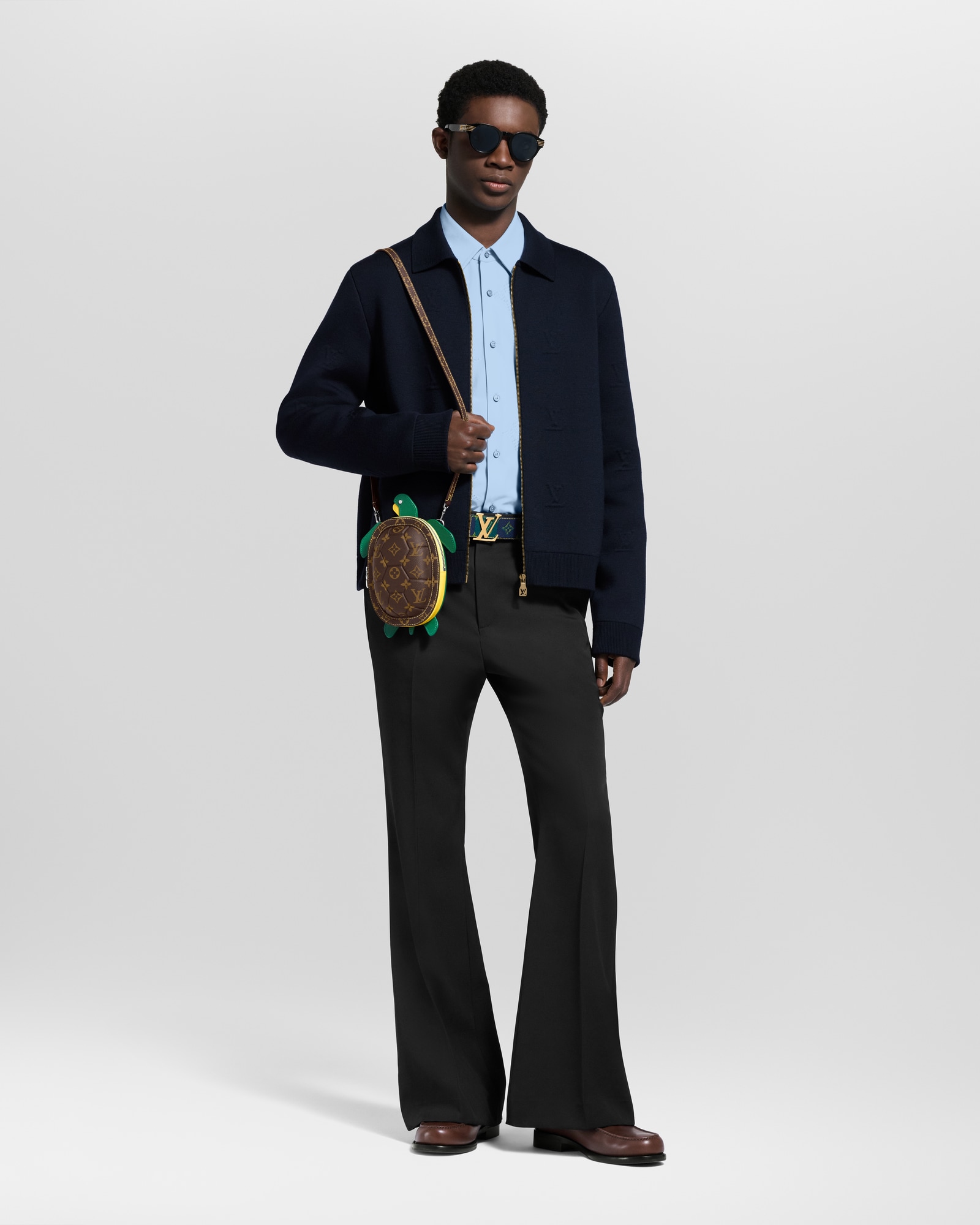 モノグラム プリント ロングスリーブシャツ ｜ルイ・ヴィトン